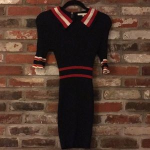 Cute ribbed collar dress from Nasty Gal
